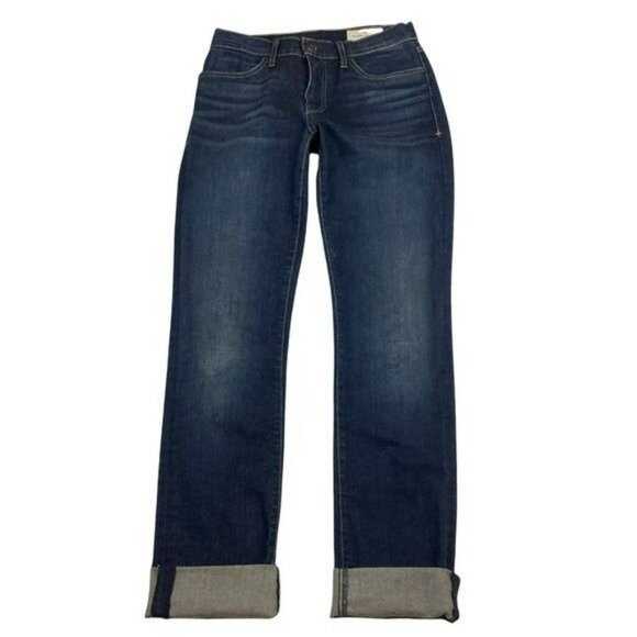 Imogene + Willie Womens High Rise Jeans Size 27 Dark Wash Denim Casual Style - Picture 2 of 11